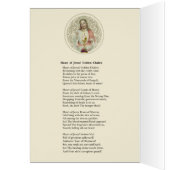 カソリックイエズス宗教的な聖なるハート祈りの言葉 (内側 (左))