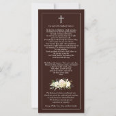 カソリックイエズス王の葬儀サンキューカード (裏面)