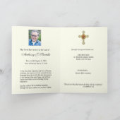 カソリックイエズス葬儀マス宗教祈りの言葉 カード (内部)