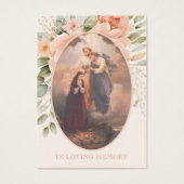 カソリックイエズス葬儀記念祈りの言葉カード (正面)