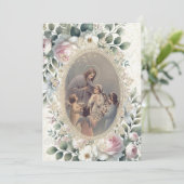 カソリックガールファースト聖餐式招待状 招待状 (スタンド正面)