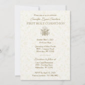 カソリックガールファースト聖餐式招待状 招待状 (裏面)