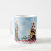 カソリックサンジョセフテリーズヴァージンメアリヴィンテージ コーヒーマグカップ (正面左)