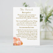 カソリックテラコッタ結婚バラ エンクロージャーカード (スタンド正面)