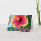 カソリックヌン誕生日カードフローラ カード (正面)