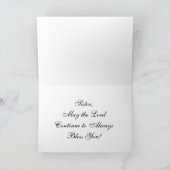 カソリックヌーンダイヤモンド75thジュビリーフローラカード カード (内部)