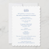 カソリックバプテスマ《キリスト教》洗礼式や命名式メアリーイエス 招待状 (正面)