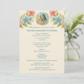 カソリックバプテスマ《キリスト教》洗礼式や命名式メアリーイエス 招待状 (スタンド正面)