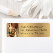 カソリックブリッドロマリージョセフ金ゴールドきらめく ラベル (インサイチュ)