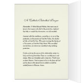 カソリックベロタール祈りの言葉おめでとうカード (内側 (左))