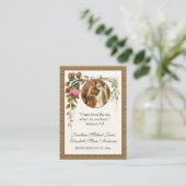 カソリックベロタール祈りの言葉ホーリーカード 名刺 (スタンド正面)