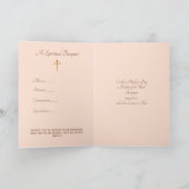 カソリックマザーズ日スピリチュアルブーケ祈りの言葉 カード (内部)