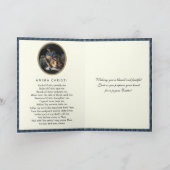 カソリックリントピエタ祈りの言葉ヴァージンメアリーイエス カード (内部)