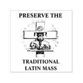 カソリック伝統的スのラテン子羊を保存 セルフインキングスタンプ (デザイン)