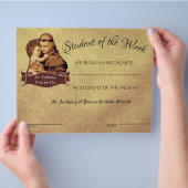 カソリック業績表彰学校証明書 チラシ (手)