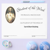 カソリック業績表彰学校証明書 チラシ (シングル)