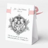 カソリック聖なる家族イエスメアリージョセフ結婚 フェイバーボックス (裏面サイド)