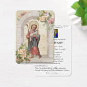 カソリック・チャイルド・イエス葬儀祈りの言葉メモリアル・カード (デスク)