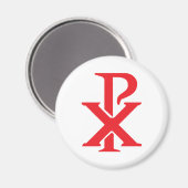 カソリックChi Rho マグネット (正面/裏面)