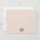 カソリッスペインのクヴァージンメアリー弔意 サンキューカード (裏面)