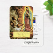 カソリッスペインのク・マリア葬儀記念神聖カード –  (デスク)