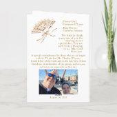 カソリッビクトリアンクファン結婚式 プログラム (裏面)