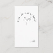 カソリッモノグラムのク詳細エンクロージャカード エンクロージャーカード (裏面)