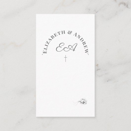 カソリッモノグラムのク詳細エンクロージャカード エンクロージャーカード (裏面)