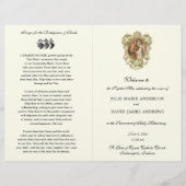 カソリッ伝統的クのラテン質量結婚式 プログラム (正面)