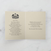 カソリッ伝統的クファースト聖餐式祈りの言葉 カード (内部)