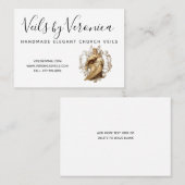 カソリッ伝統的クヴァージンメアリー山カーメルジェス 名刺 (正面/裏面)