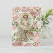 カソリッ伝統的クヴィンテージ招待状 招待状 (スタンド正面)