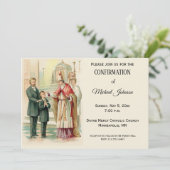 カソリッ伝統的ク少年の確認確認 招待状 (スタンド正面)