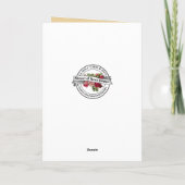 カソリッ伝統的ク悔やみや弔慰イエスラム カード (裏面)