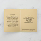 カソリッ伝統的ク悔やみや弔慰イエスラム カード (内部)