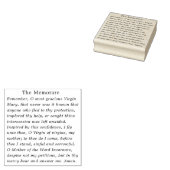 カソリッ伝統的ク祈りの言葉ヴァージンメアリーメモリア ラバースタンプ (押印)