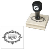 カソリッ伝統的ク祈りの言葉貧しい魂の煉獄 ラバースタンプ (押印)