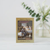 カソリッ伝統的ク結婚式の引き出物神聖カード 名刺 (スタンド正面)