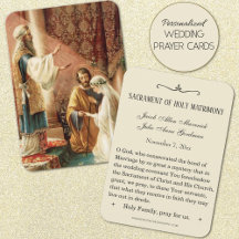カソリッ伝統的ク結婚式の引き出物神聖カード