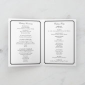 カソリッ伝統的ク結婚式 プログラム (内部)