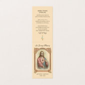 カソリッ伝統的ク葬儀イエス祈りの言葉カード 名刺 (外部フラット)