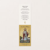 カソリッ伝統的ク葬儀イエス祈りの言葉カード 名刺 (外部フラット)