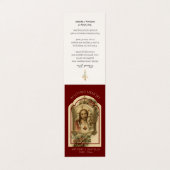 カソリッ伝統的ク葬儀イエス祈りの言葉カード 名刺 (外部フラット)