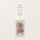カソリッ伝統的ク葬儀イエス祈りの言葉カード 名刺 (外部フラット)
