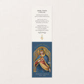 カソリッ伝統的ク葬儀ヴァージンメアリー祈りの言葉 名刺 (外部フラット)