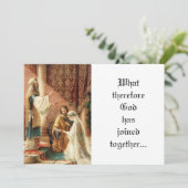 カソリッ伝統的ク・メアリ・ジョセフ司祭結婚の 招待状 (スタンド正面)