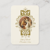 カソリッ結婚クのエレガント好意の聖札 名刺 (正面)