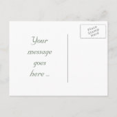 カソリッ結婚クのセット日付テンプレートCCを保存 案内ポストカード (裏面)