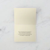 カソリッ結婚クのヴァージンMary St. Joseph Religious サンキューカード (内部)