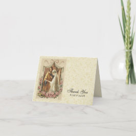 カソリッ結婚クのヴァージンMary St. Joseph Religious サンキューカード